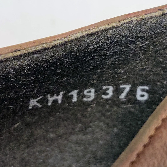 STUART WEITZMAN Leather Oxford Heel Booties 10 Brown Brogue Platform Lace-up New - Picture 10 of 14